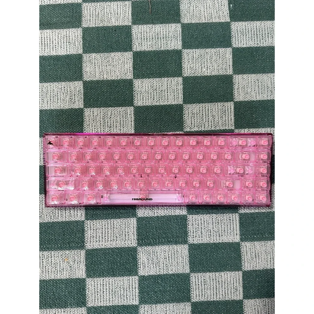 Higround Basecamp 65 Keyboard - Rare Rose Quartz Color Fast Shipping